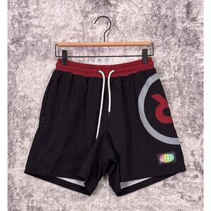 Slunks Shorts Small Mens Drawstring Waist 5" Lined Athletic